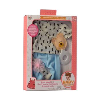 Кукольный наряд S60014-8 с аксессуарами (Серый)