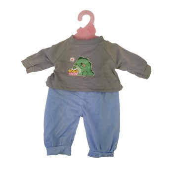Кукольный наряд DBJ-445A-456 (Зеленый динозаврик)