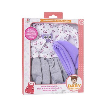 Кукольный наряд S60014-1 с аксессуарами  (Серый)