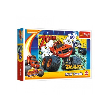 Пазл Trefl. Яка команда! Viacom Blaze і машина-Монстр 17305 (60 Елм.)