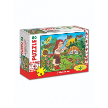 Пазли 80 їв. вип. 8 (ЕРС - 08) Кривенька Качечка в кор. 86836