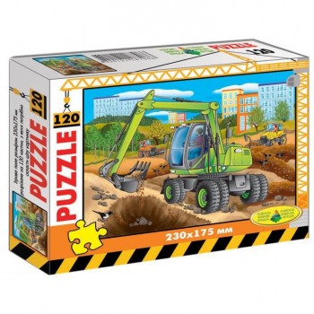 Пазли 120, вип. 3 (ЕРТ -03) Екскаватор в кор. 86867