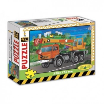 Пазли 120, вип. 6 (ЕРТ -06) Автокран в кор. 86898