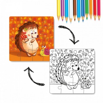 Пазл DoDo 2в1 Ежик 300119