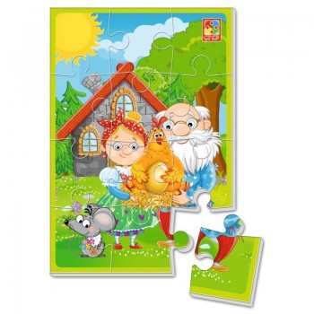 М'які пазли А5» Курочка Ряба 