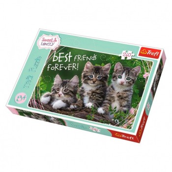 Пазл Trefl. Друзі-кошенята 13215 (260 Елм.)