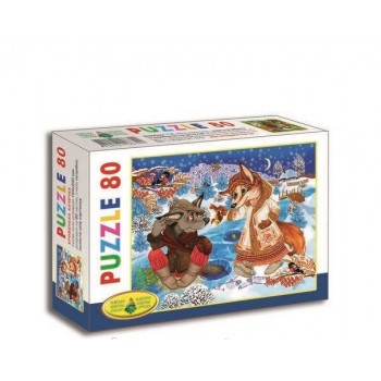 Пазли 80 ел. вип. 9 (ЕРС - 09) Волк и Лиса 87901