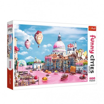 Пазл Trefl. Веселі міста: Солодка Венеція 10598 (1000 Елм.)