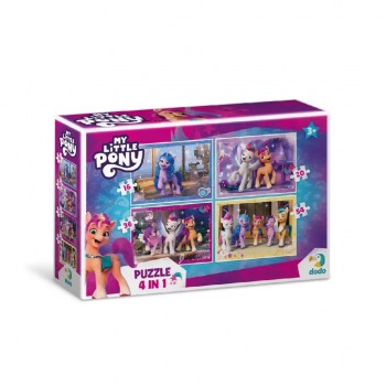Детские Пазлы 4 в 1 My Little Pony 
