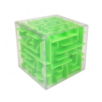 Головоломка Куб Лабиринт 3629AB 7-7-7 см  (Зеленый)