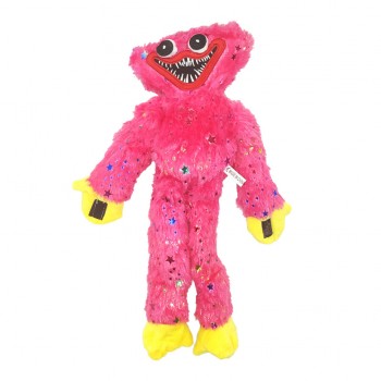 Хаги Ваги - Huggy Wuggy с блестками PJ-031 40 см (Розовый)