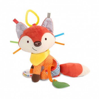 Погремушка для малышей BT-T-0220-1 тканевая (Лис)