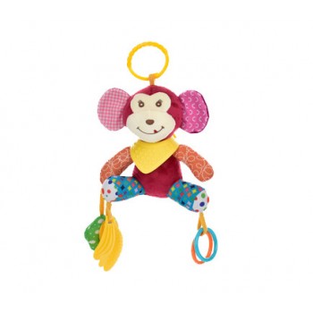 Подвеска на коляску с прорезывателем A-Toys SKK-056  (Обезьянка)