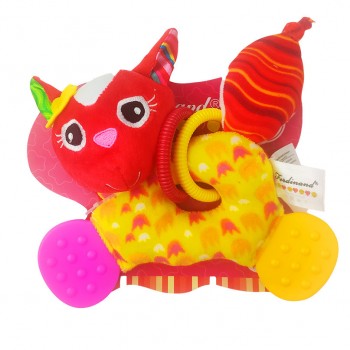 Дитяче брязкальце тварина X15246 прорізувач, 18 см (кіт)