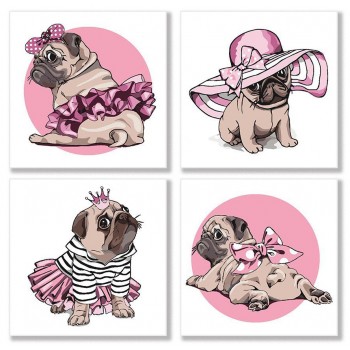 Набор для росписи по номерам. Полиптих 