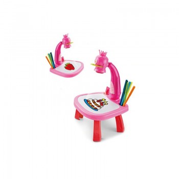 Проектор для рисования 6188-6288 с столом (Розовый)