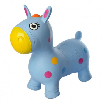 Дитячий стрибун-конячка MS1582 гумовий (Синій)