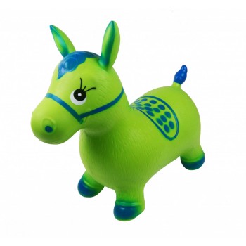 Детский прыгун-лошадка MS 0373 резиновый (Зелёный)