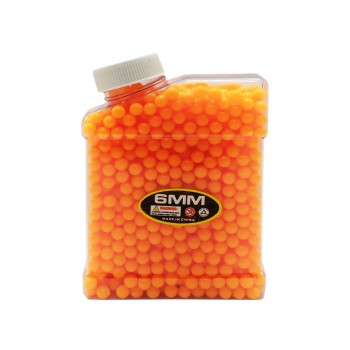 Пластиковые пульки 1606B, 1200 шт. BB 6 мм (Оранжевый)