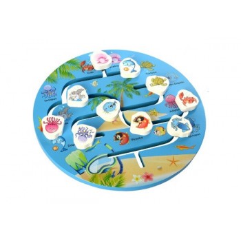 Деревянная игрушка Игра MD 2355 (Морские животные)