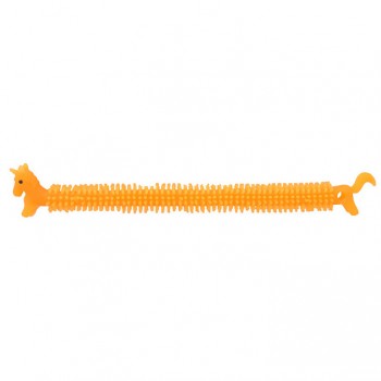 Антистресс браслет тянучка 45603 В виде животного (Оранжевый единорог)