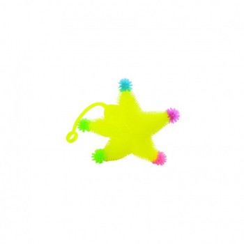 Ежик светяшка  MS 1744 с ручкой (Желтый)