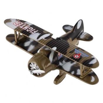 Самолет металлический инерционный, XG879-102 (Хаки)