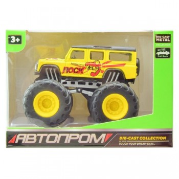 Детская металлическая машинка АвтоПром 7405 масштаб 1:50   (Желтый)