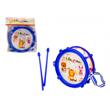 Барабан детский 166-20 ( 166-20(Blue) ,в пакете 22*28см)