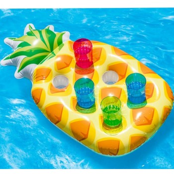 Надувной держатель для стаканов Ананас 57505  с ремкомплектом