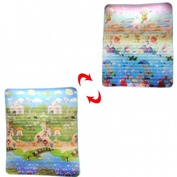 Детский Коврик BT-T-0243 тёплый пол двустороний (Парк и Океан)