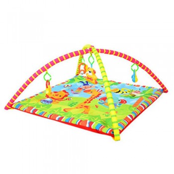 Развивающий детский коврик 134-5-8-9A, подвески, погремушки 82-82 см (139A)