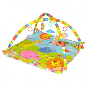 Развивающий детский коврик 658-59-62, подвески 5шт, 83-83 см (658MR)