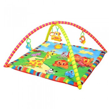 Развивающий детский коврик 134-5-8-9A, подвески, погремушки 82-82 см (138A)