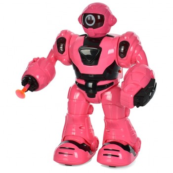 Интерактивный робот Bambi 917 стреляет дротиками на присоске (Круг)