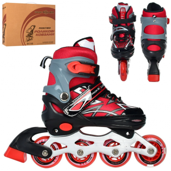 Ролики раздвижные Profi A4142-S-R размер(31-34)