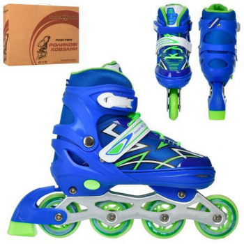 Ролики раздвижные Profi A4142-L-BL размер(39-42)