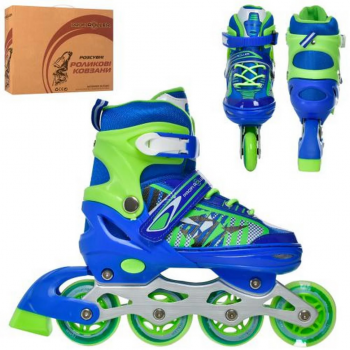 Ролики раздвижные Profi A4143-M-BL размер(35-38)