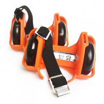 Ролики на пятку RS-0029 светящиеся колеса (Orange)