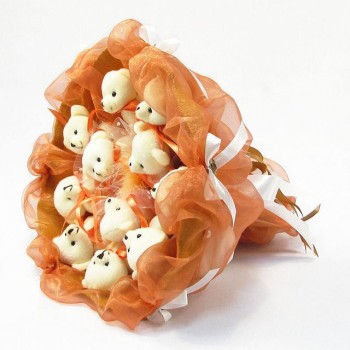 Букет з іграшок Ведмедика 11 теракотовий 5283IT