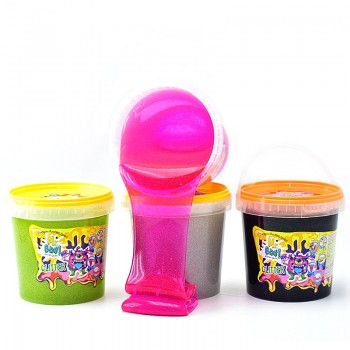 Лизун-антистресс ТМ Mr.Boo с глитером в ведре 1000г 80050