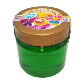 Игрушка-антистресс 210 мл Slime time ТМ Lovin 80142 (Зеленый)