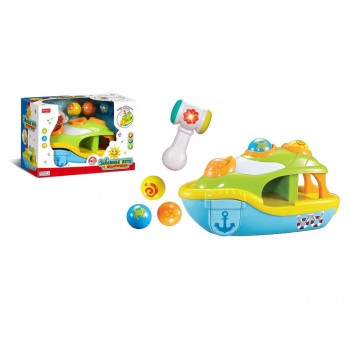 Музыкальная яхта с молоточком 