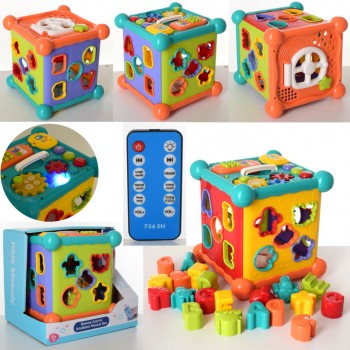 Развивающая игра сортер 9935 с музыкальными и световыми эффектами