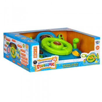 Автотренажер-руль M 1377 U укр. язык (Зелено-синий)