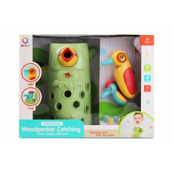 Дитяча гра Дятел 25858e магнітна (Жовтий)