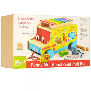 Деревянная игрушка Игра MD 1084 машинка