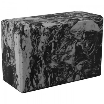 Блок для йоги C332 (Серый с узором)