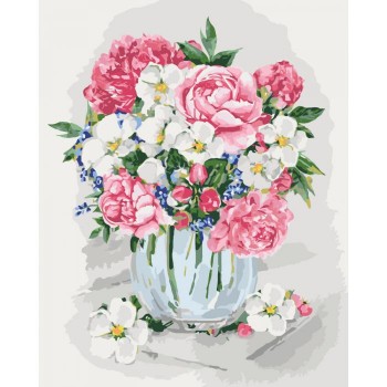Картина по номерам. Букеты 