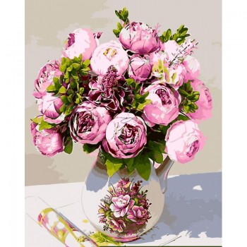 Картина за номерами. Букети 